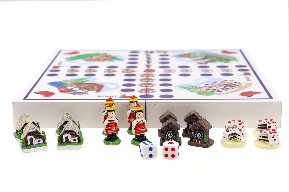 Spielbrett "Schwarzwald", Würfelspiel