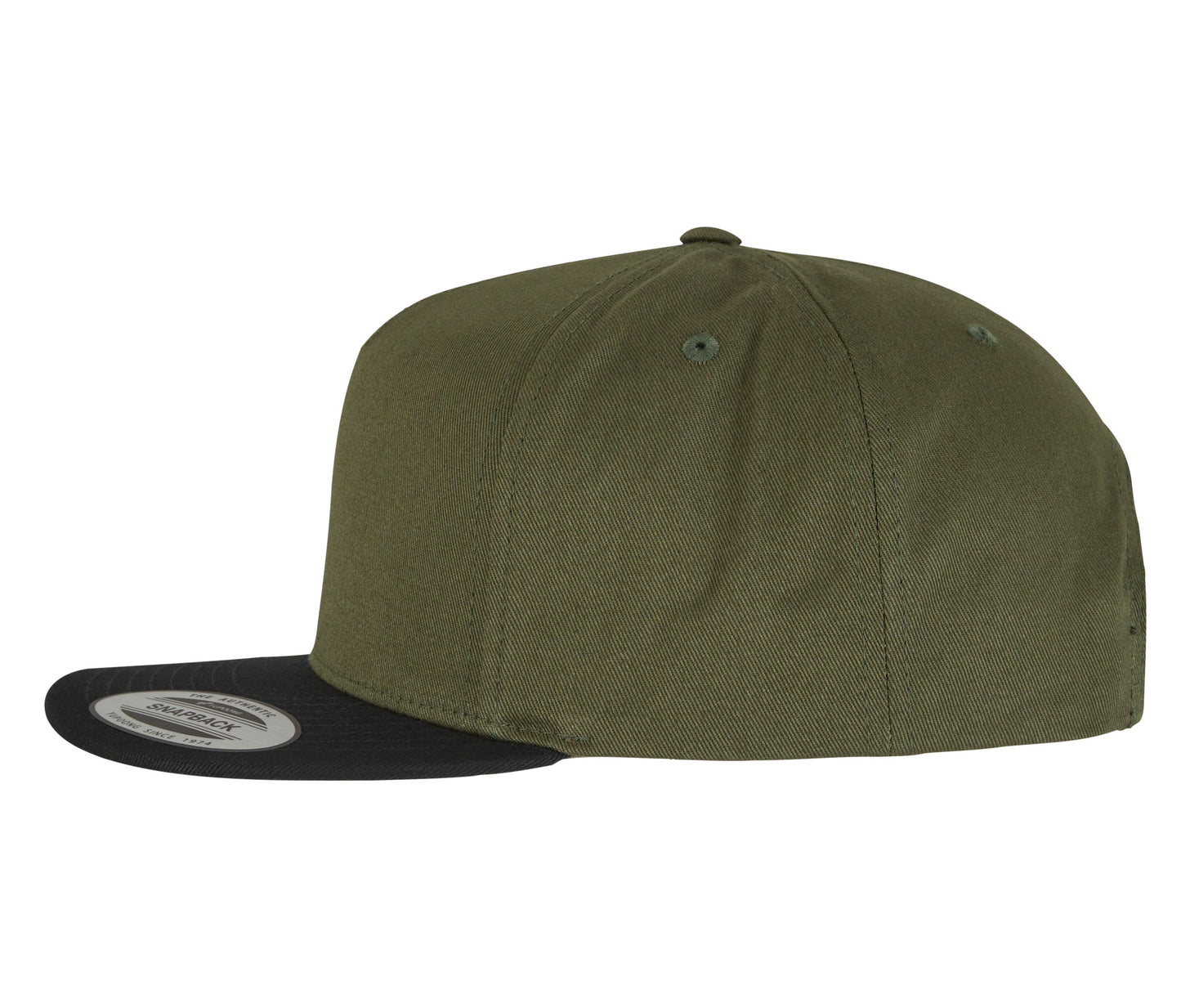 Flexfit 5-Panel Cotton Snapback Cap