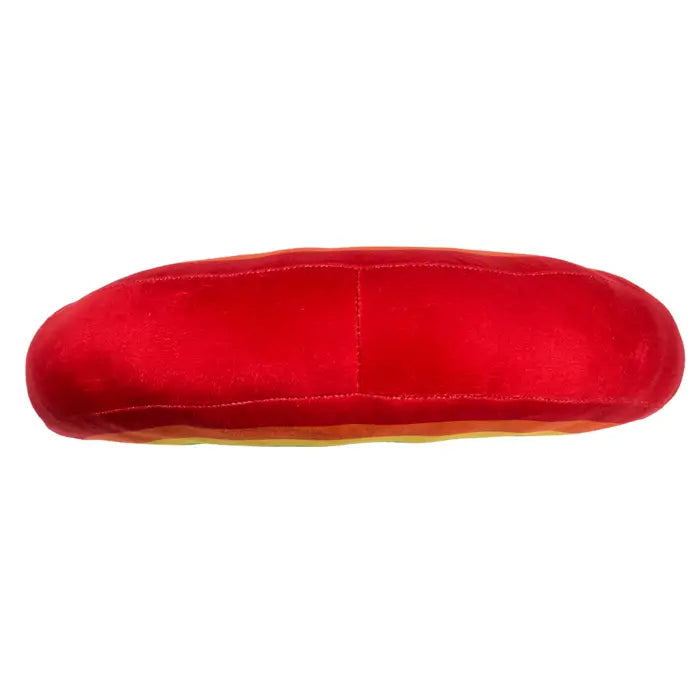 Coussin en peluche arc-en-ciel en forme de U