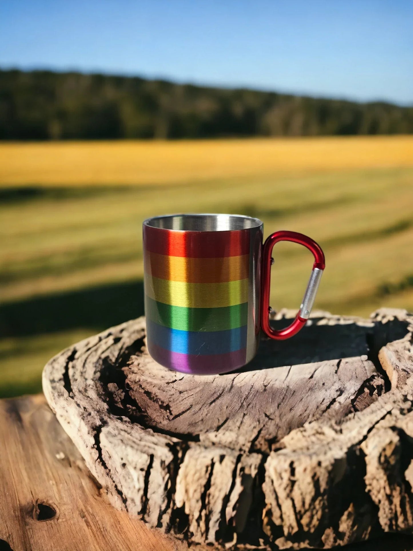 Edelstahlbecher Gayflag