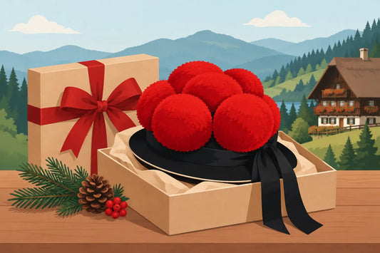 Bollenhut Geschenk modern mit Schwarzwald-Charme