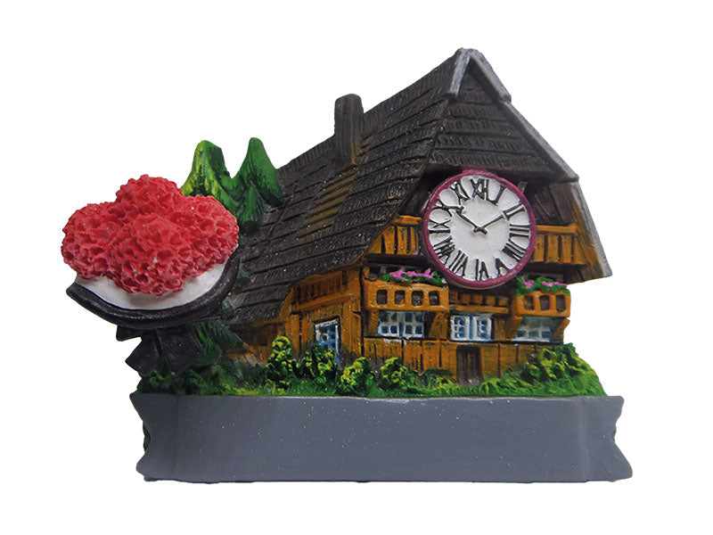 Magnet Schwarzwaldhaus aus Poly 6x2,5x5,5cm