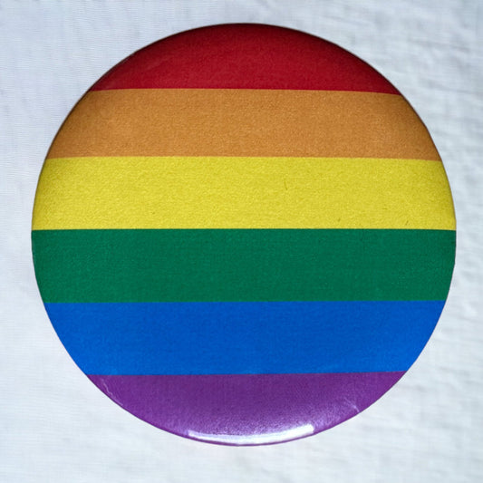 55mm Rainbow Pin Button