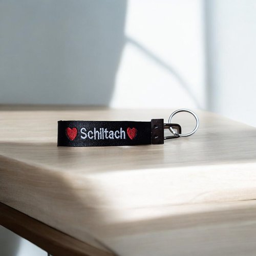 Schlüsselanhänger bestickt "Schiltach"