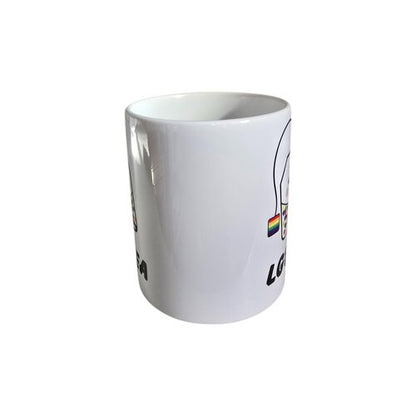 Keramiktasse "LGBTEA", Teetasse, LGBT, LGBTQ, Pride, Spülmaschinen und Mikrowellenfest