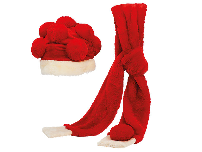 Set "Schwarzwald" aus Plüsch, 2tlg.