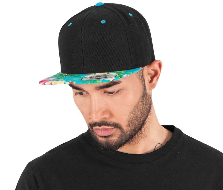 Flexfit Hawaiin Snapback - Kappe mit Blumenmuster