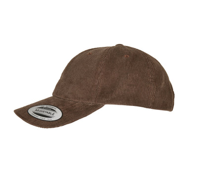 Casquette de papa en velours côtelé Flexfit Low Profile