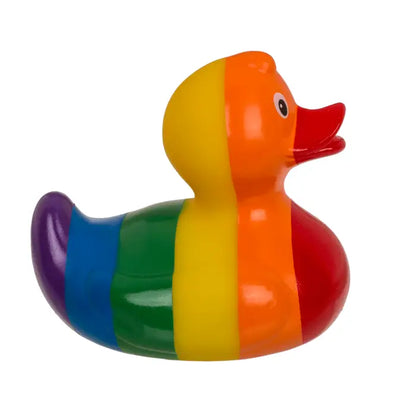 Canard en caoutchouc arc-en-ciel