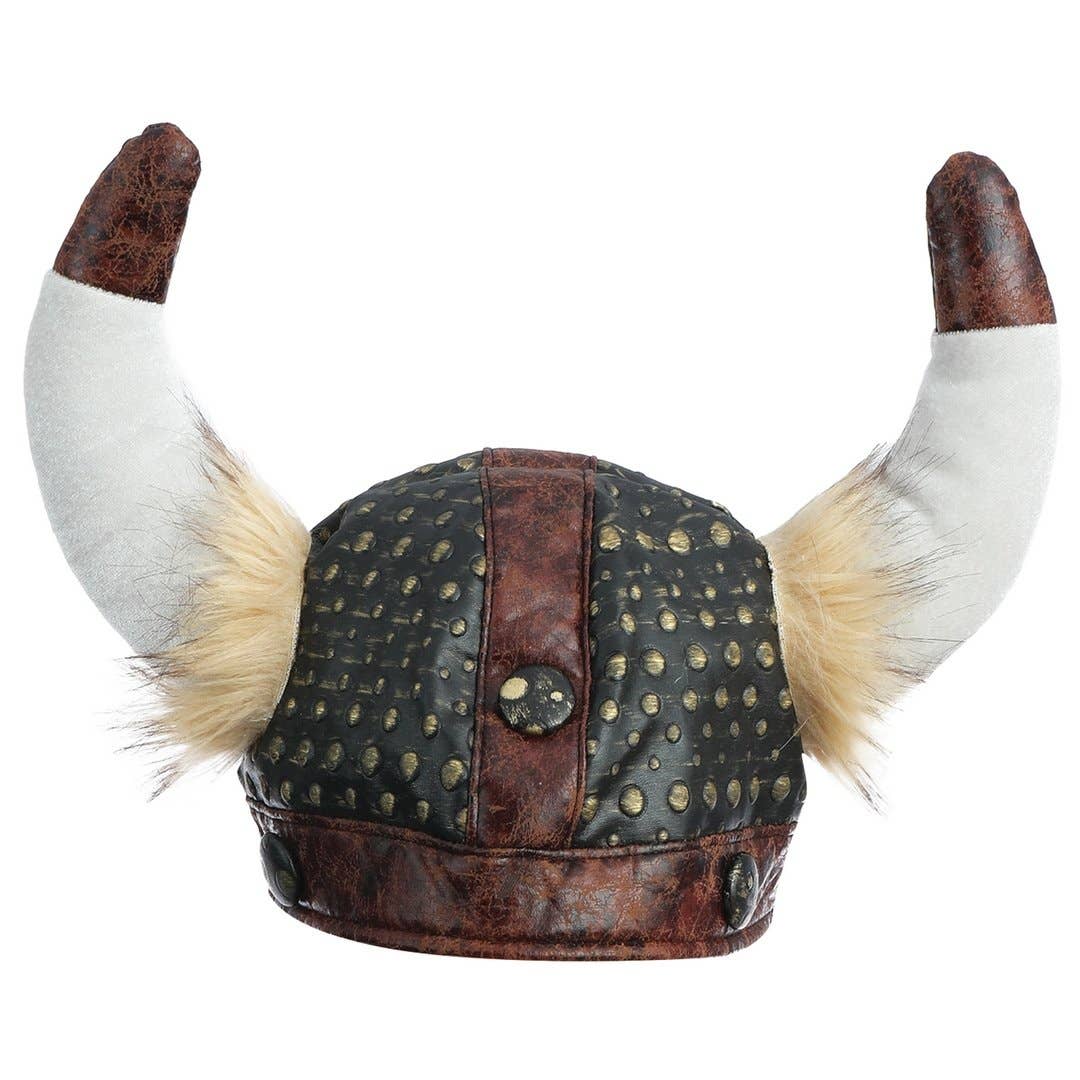 Casque viking - Aspect cuir - Adulte