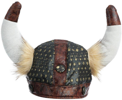 Casque viking - Aspect cuir - Adulte
