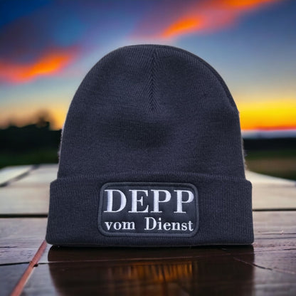 Beanie Mütze Depp vom Dienst