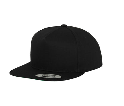 Flexfit 5-Panel Cotton Snapback Cap