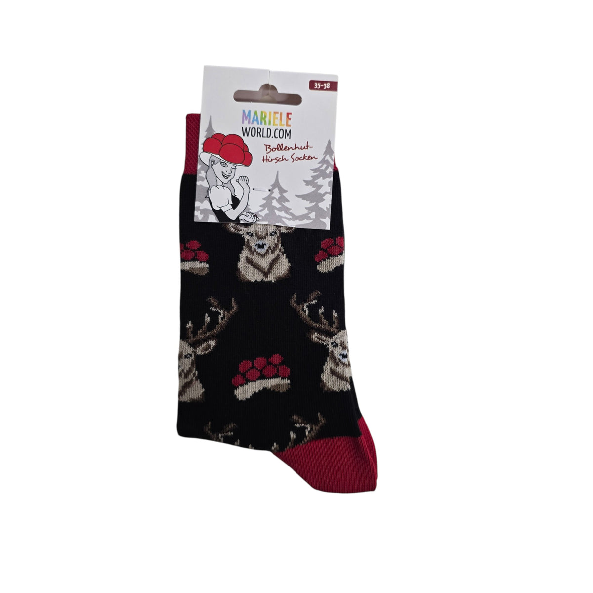 Socken Bollenhut Hirsch
