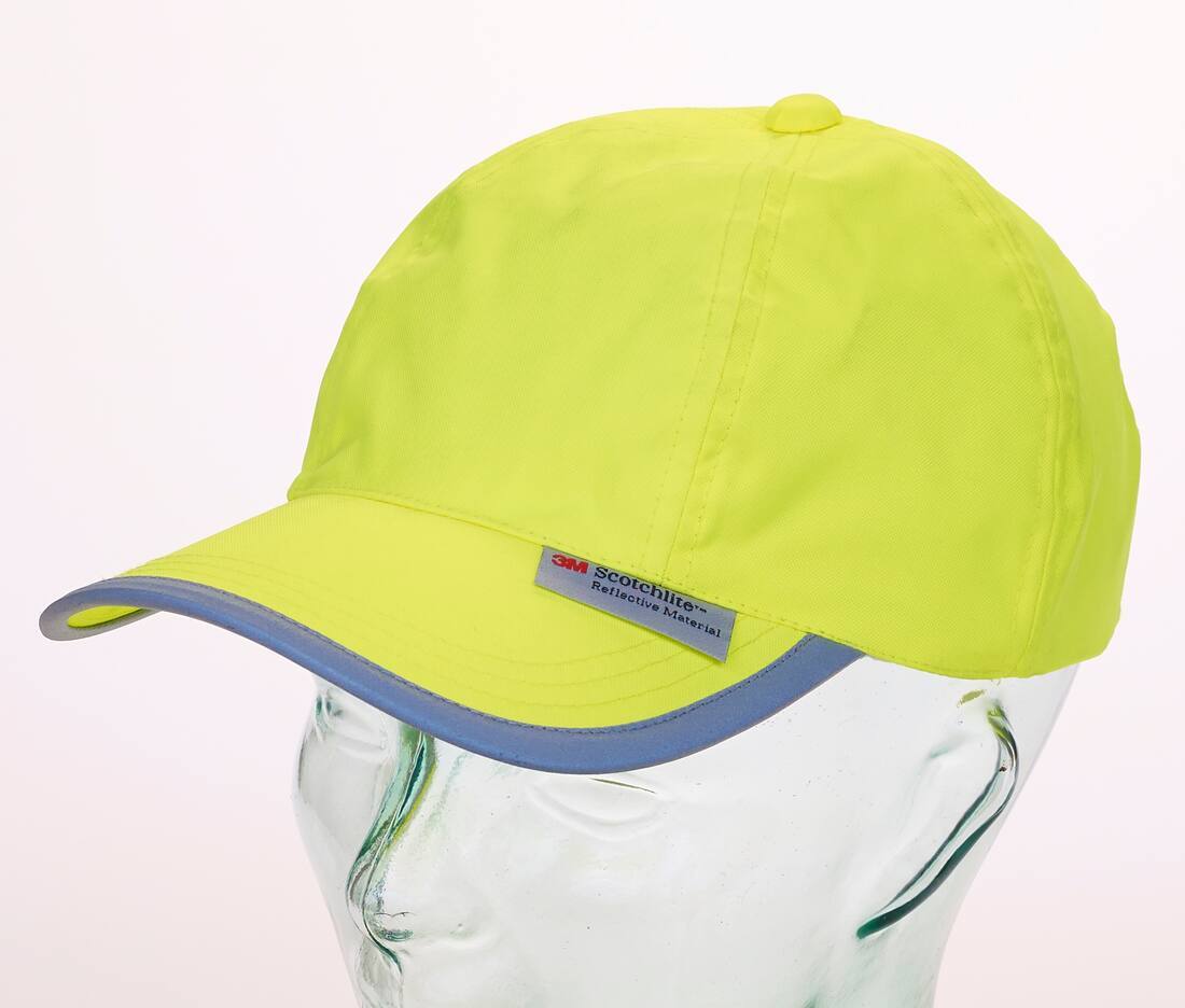 Neon Cap mit 3M Reflexstreifen