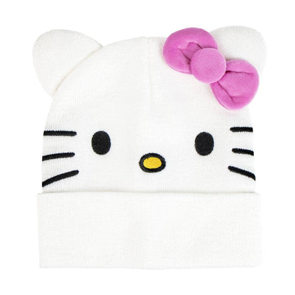 Bonnet tricoté HELLO KITTY