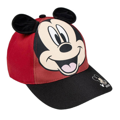 Casquette à visière courbée avec écussons Mickey