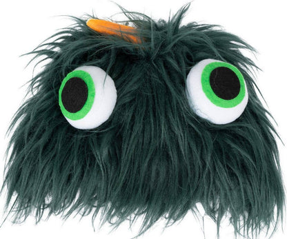 Chapeau monstre en peluche - Vert foncé - Adulte