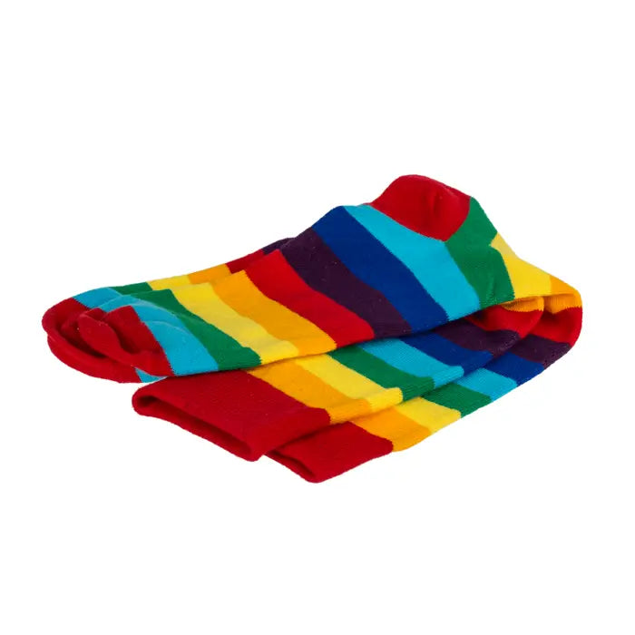 Chaussettes couleur arc-en-ciel, taille unique
