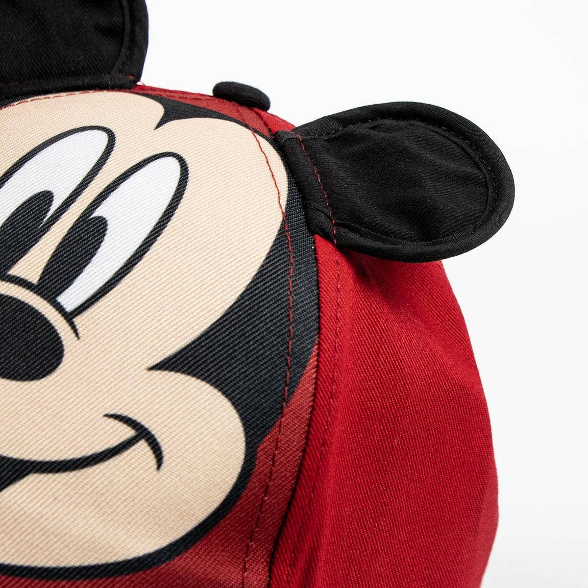 Casquette à visière courbée avec écussons Mickey