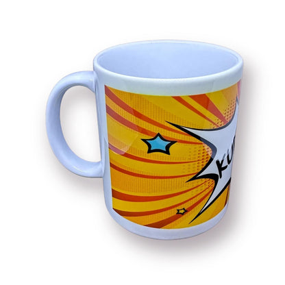 Funny mug printed "Kurwa!", office, work, funny
