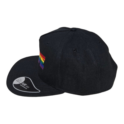 Snapback Cap Love in rainbow colors, perfect for CSD, Pride, Demo