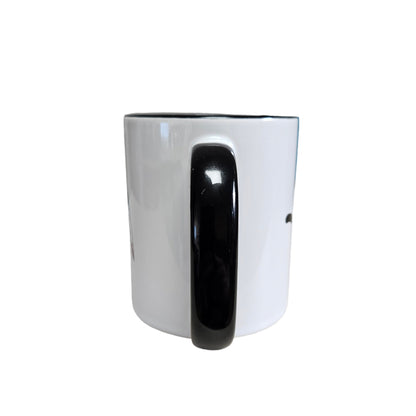 Funny ceramic mug "MUHsiker", cow, musician, trumpet, musician mug