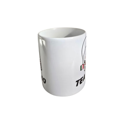 Funny mug "TEA AMO", for all lovers, dishwasher and microwave safe