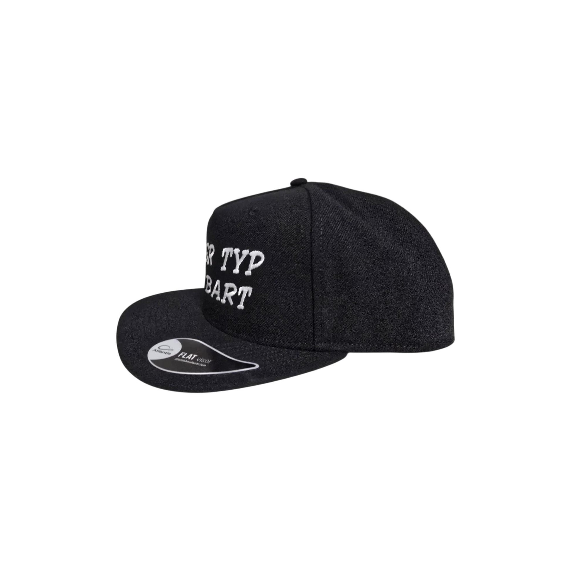 Snapback cap, embroidered "Cool guy with a beard"
