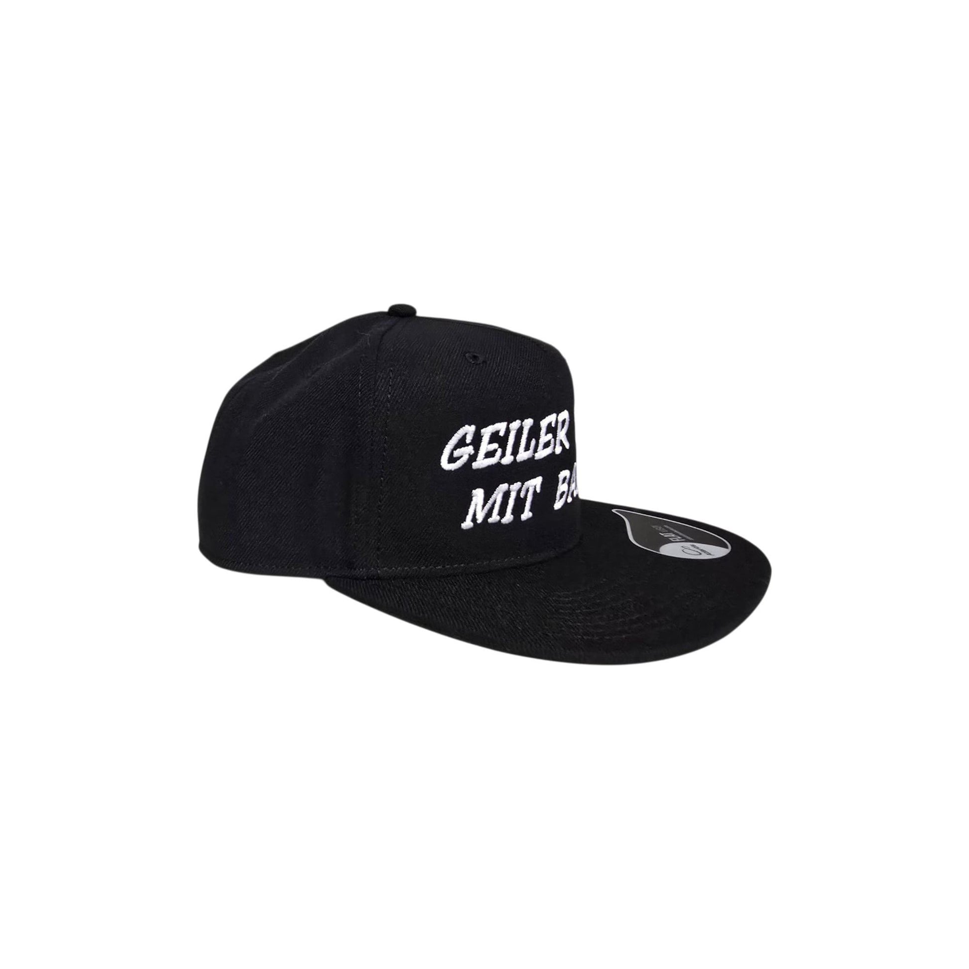 Snapback cap, embroidered "Cool guy with a beard"
