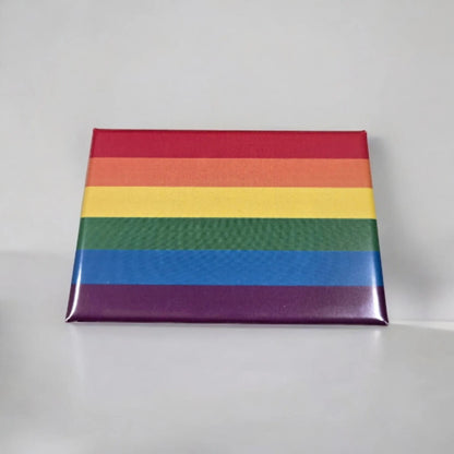 Aimant de réfrigérateur drapeau Gay Pride | 78x53mm | Aimant arc-en-ciel LGBTQIA+ | Cadeau de décoration Pride