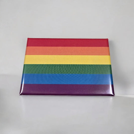 Gay Pride Flag Refrigerator Magnet | 78x53mm | Rainbow LGBTQIA+ Magnet | Pride Decor Gift