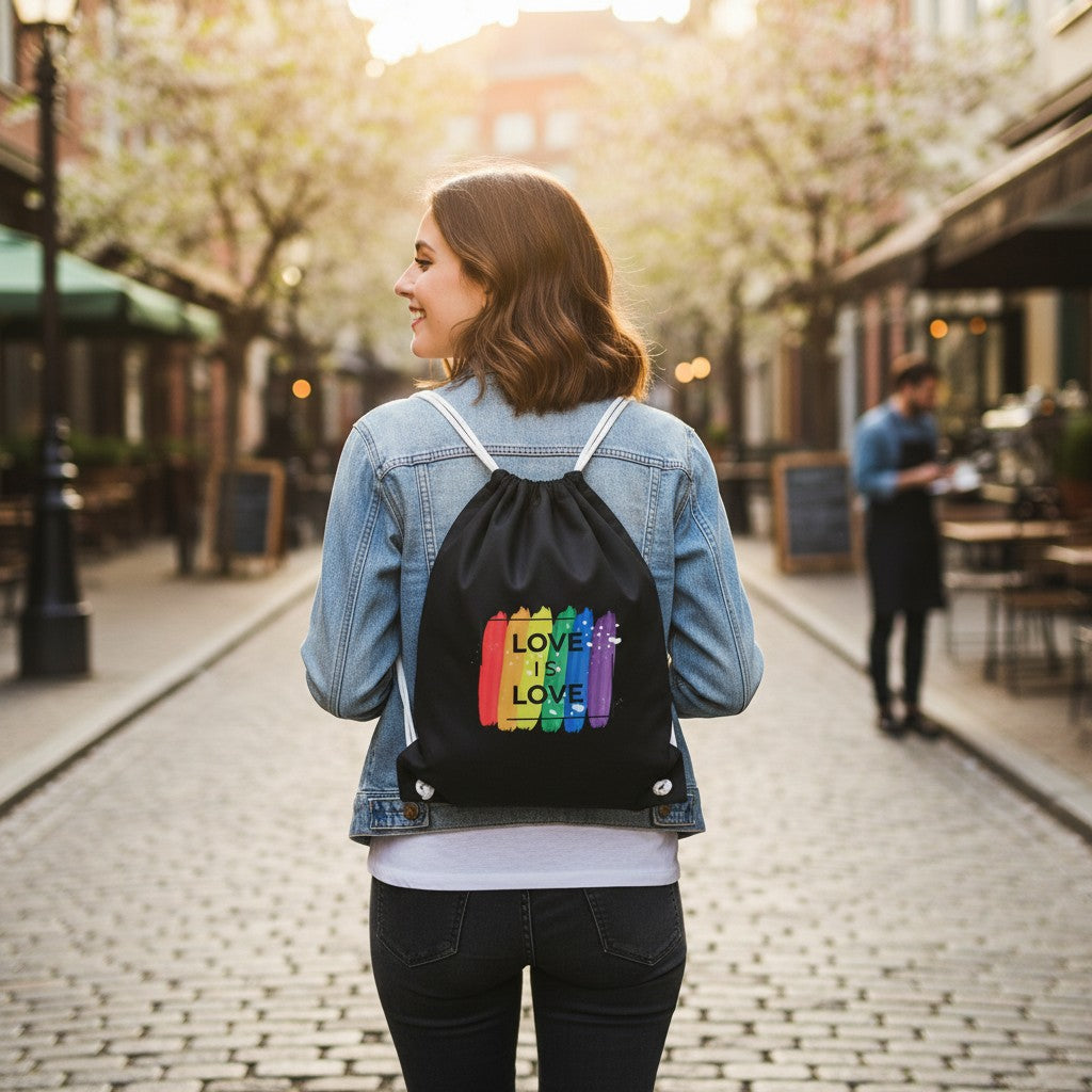 Gymbag / Rucksack "Love is Love"