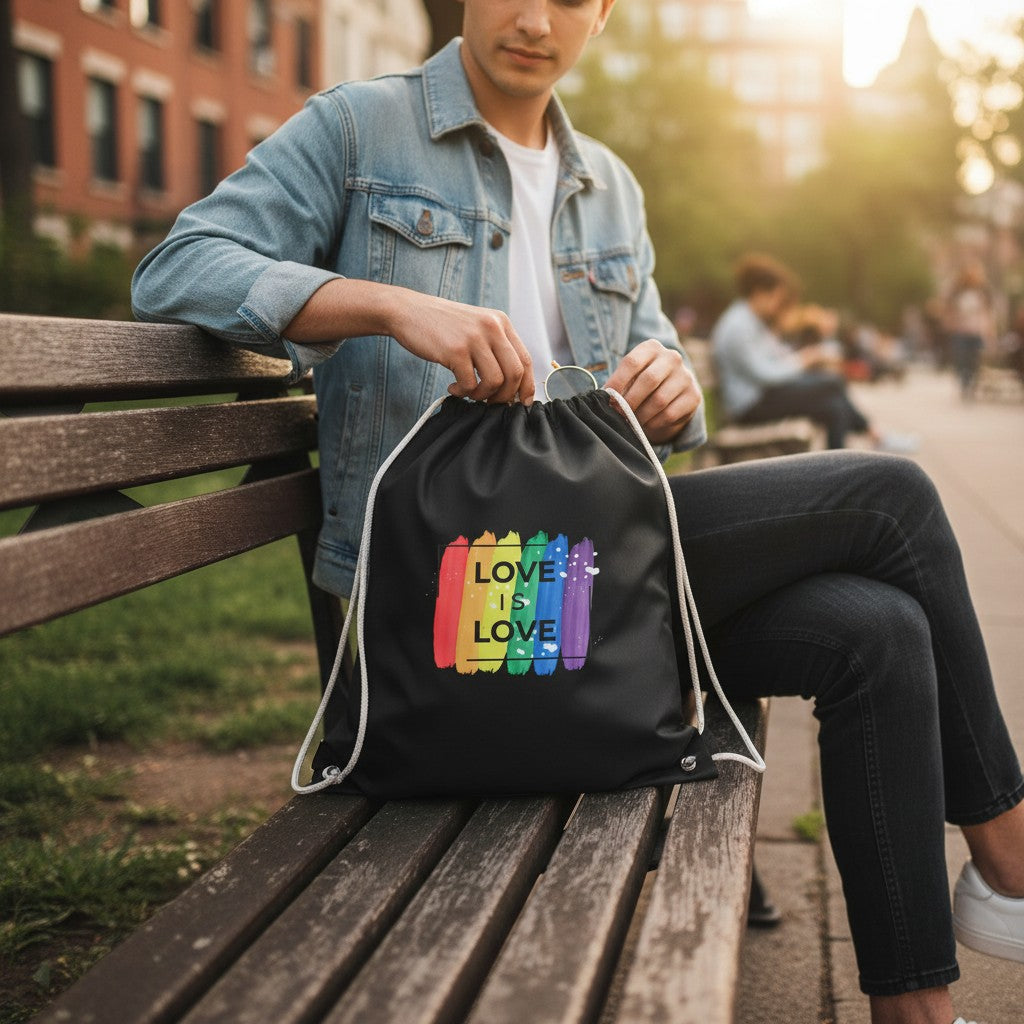 Gymbag / Rucksack "Love is Love"