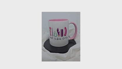 Funny mug "good vibes only", vibrator, vibrations, dildo, funny, gift