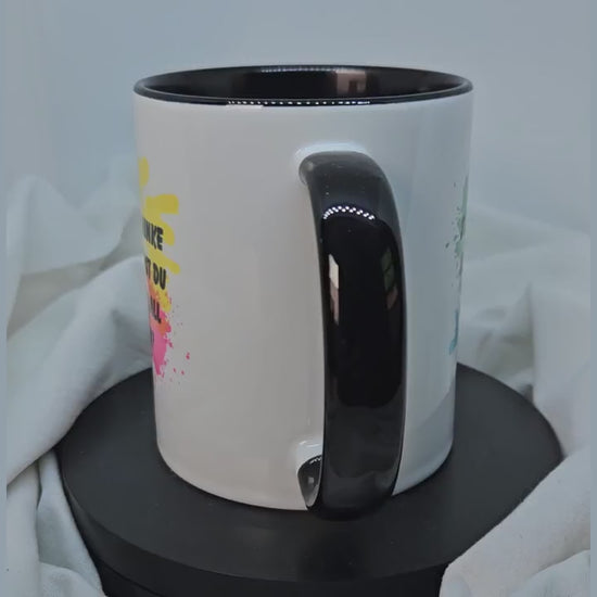 Funny and cheeky mug "Makeup or Paintball"