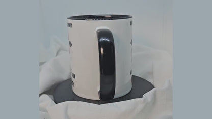 funny mug "KUHler", cow, animal, cool, funny