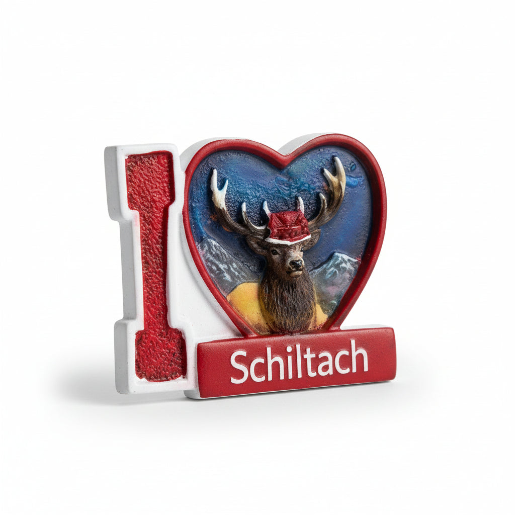 Aimant en polyrésine « I Love Schiltach »