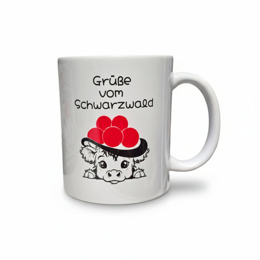 Keramiktasse "Grüße vom Schwarzwald"