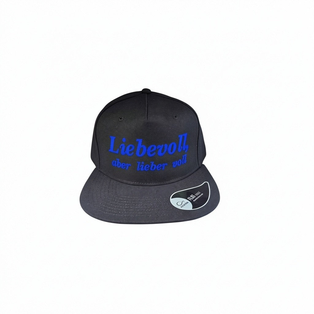 Casquette Snapback "Liebevoll, aber lieber voll" Ton compagnon pour les enterrements de vie de célibataire et toutes les fêtes